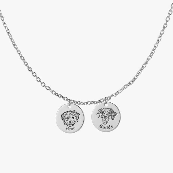 Custom Pet Face Necklace