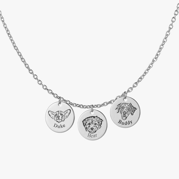 Custom Pet Face Necklace