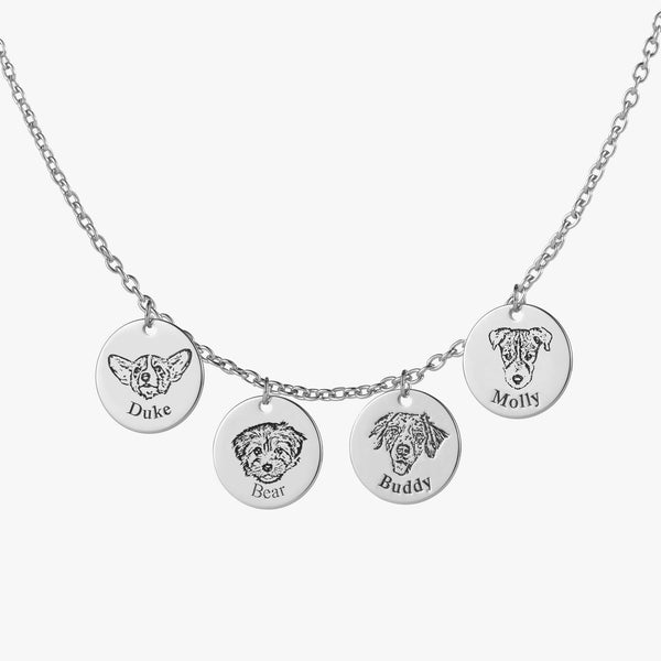 Custom Pet Face Necklace