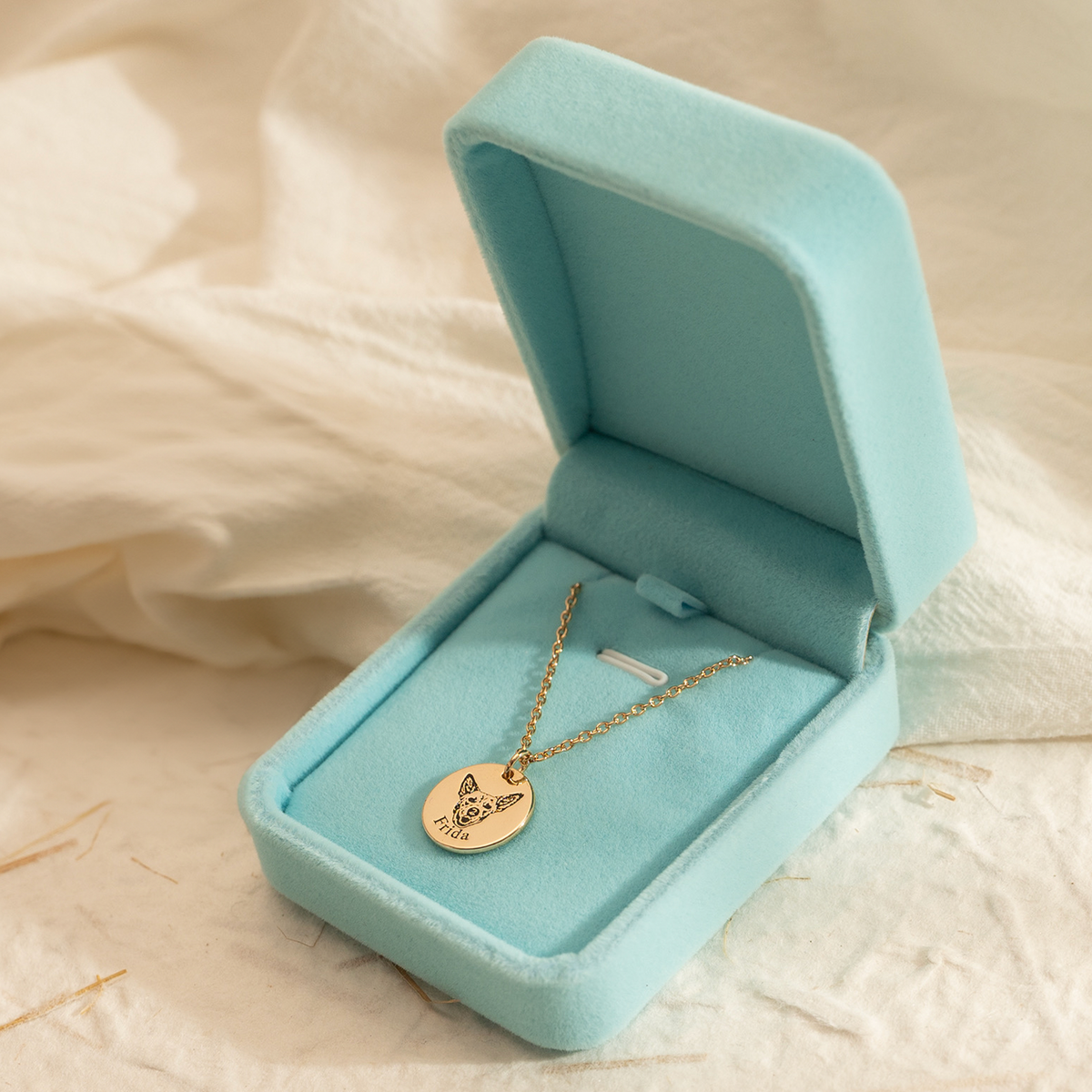 Custom Pet Face Necklace